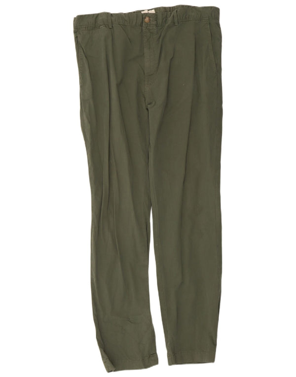 Calça Chino Masculina Slim Fit Marks & Spencer W40 L33 Algodão Verde
