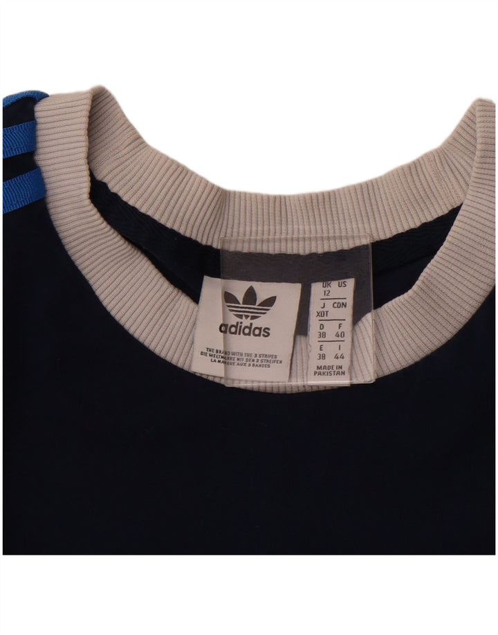 ADIDAS Camiseta Feminina Top UK 12 Médio Azul Marinho