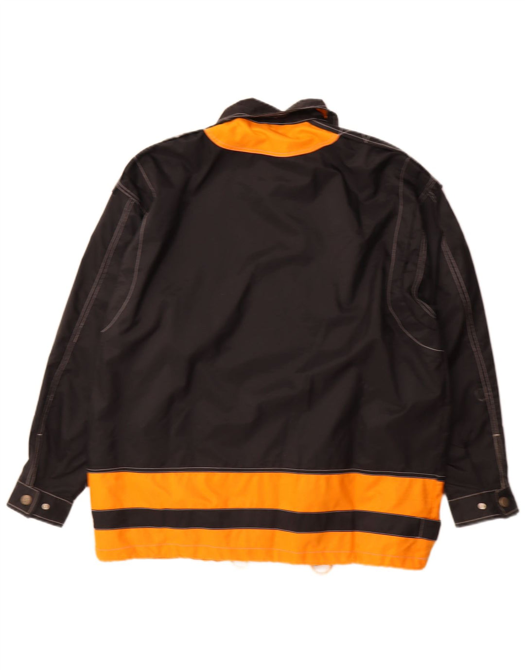 Jaqueta de chuva masculina Brugi IT 54 2XL preto colorblock