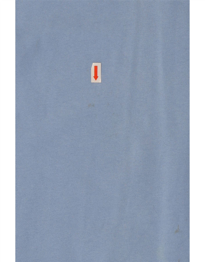 Crew Clothing Mens Moletom Jumper Grande Algodão Azul