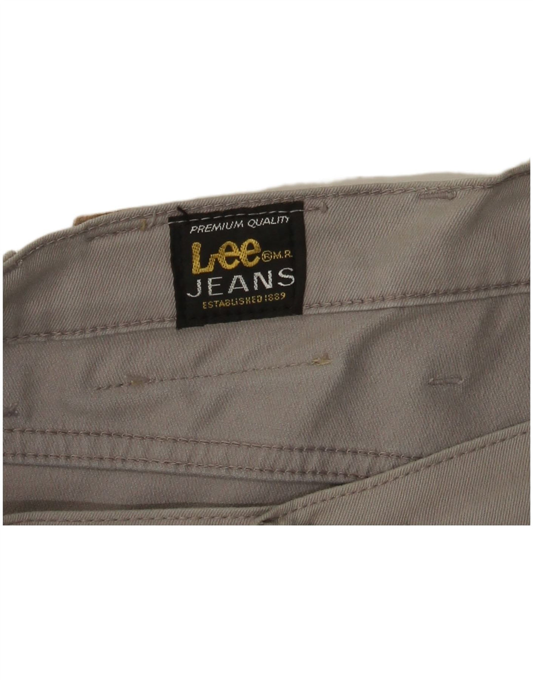 Calça casual reta masculina Lee W40 L28 cinza