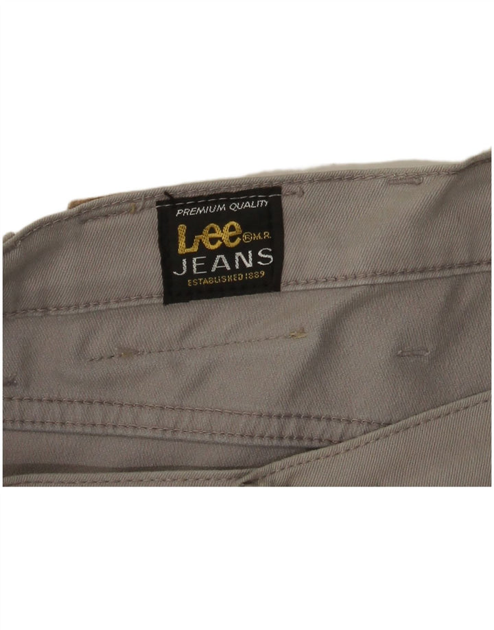 Calça casual reta masculina Lee W40 L28 cinza