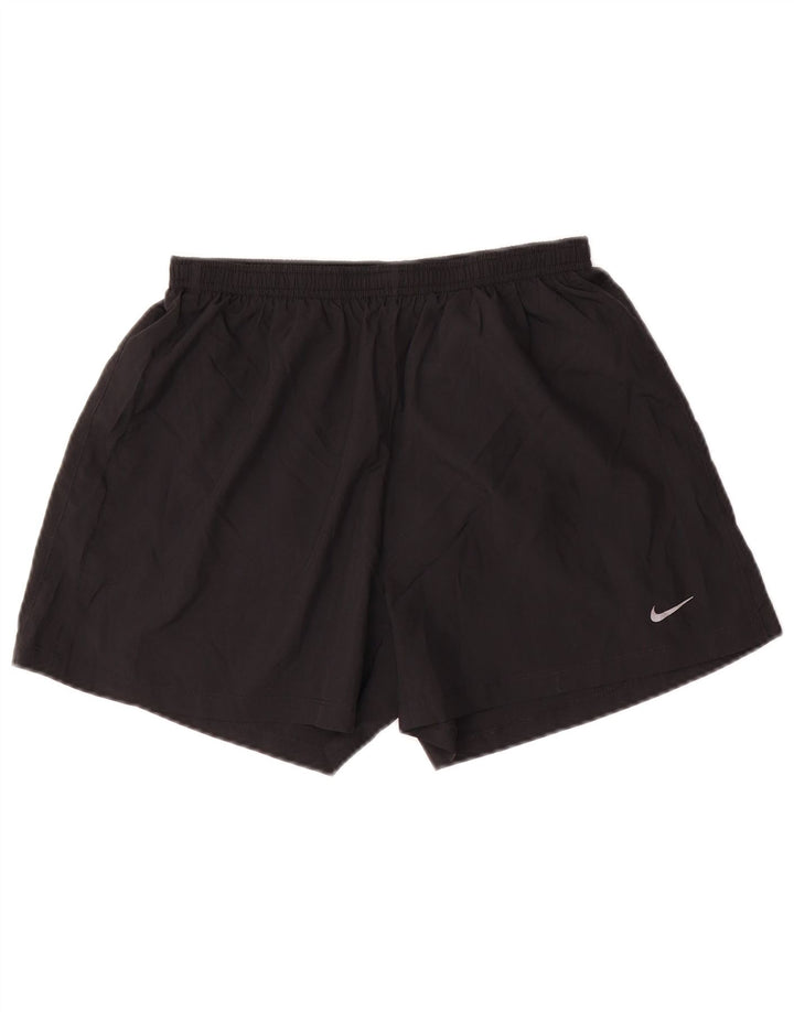 Shorts esportivos femininos NIKE Dri Fit UK 14 médio preto