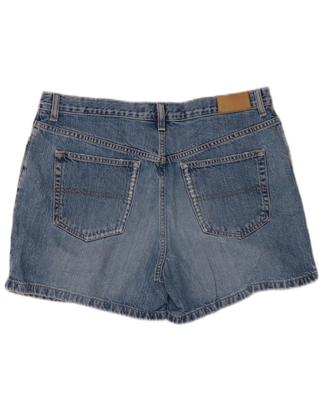 Shorts jeans feminino TOMMY HILFIGER EUA 10 grande W34 algodão azul