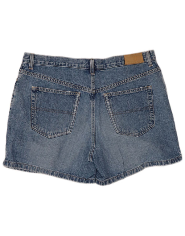 Shorts jeans feminino TOMMY HILFIGER EUA 10 grande W34 algodão azul