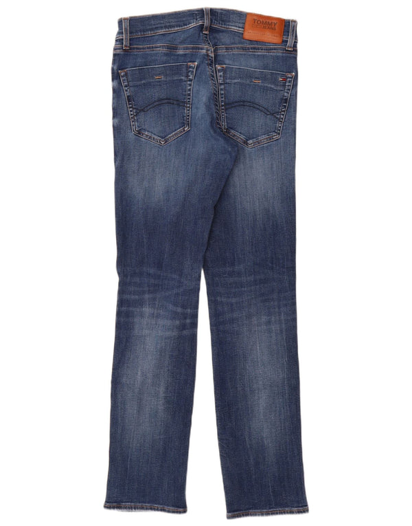 Tommy Hilfiger Mens Slim Jeans W30 L32 Blue Cotton