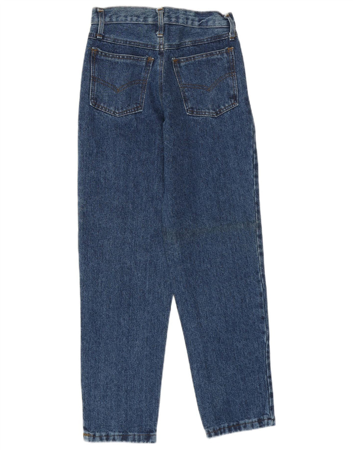 Jeans cônicos femininos VINTAGE W24 L27 azul