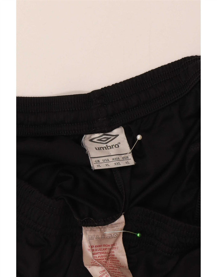 Shorts esportivos masculinos Umbro XL preto poliéster