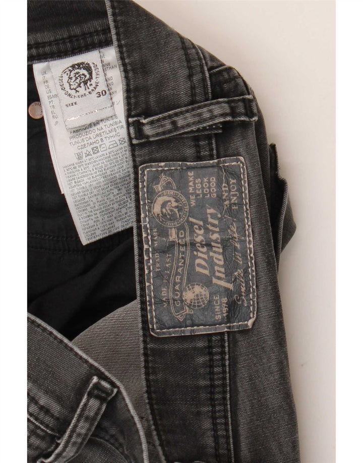 Jeans Slim Masculino Diesel W30 L27 Algodão Cinza