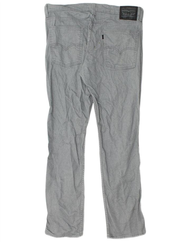 Calça Jeans Levis 511 Slim Masculina W34 L32 Cinza Algodão