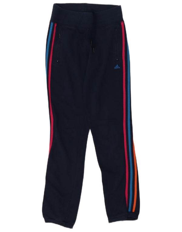 Calça Adidas Climalite Feminina Joggers UK 4/6 XS Azul Marinho
