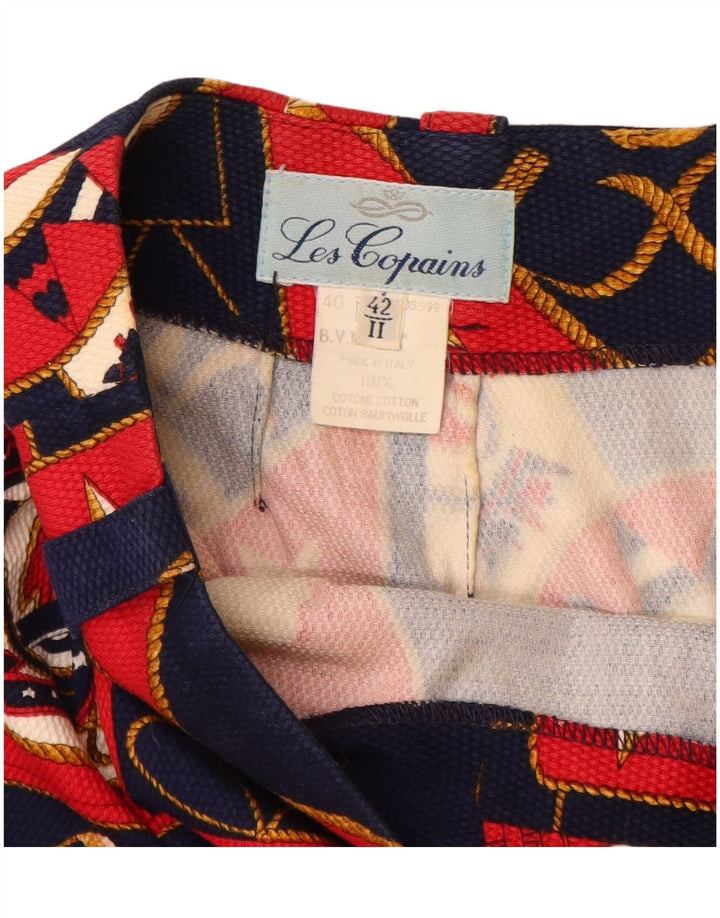 LES COPAINS Saia lápis feminina IT 42 Médio W26 Azul marinho