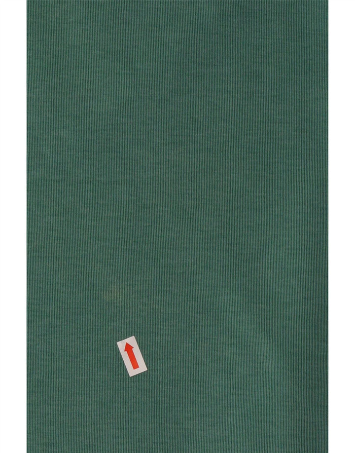 Adidas Womens Sweatshirt Jumper UK 8 Pequeno Verde Algodão