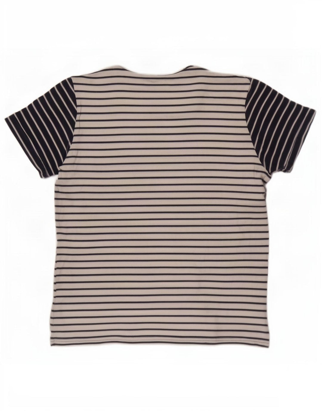 Camiseta masculina Joules Top grande listrado branco