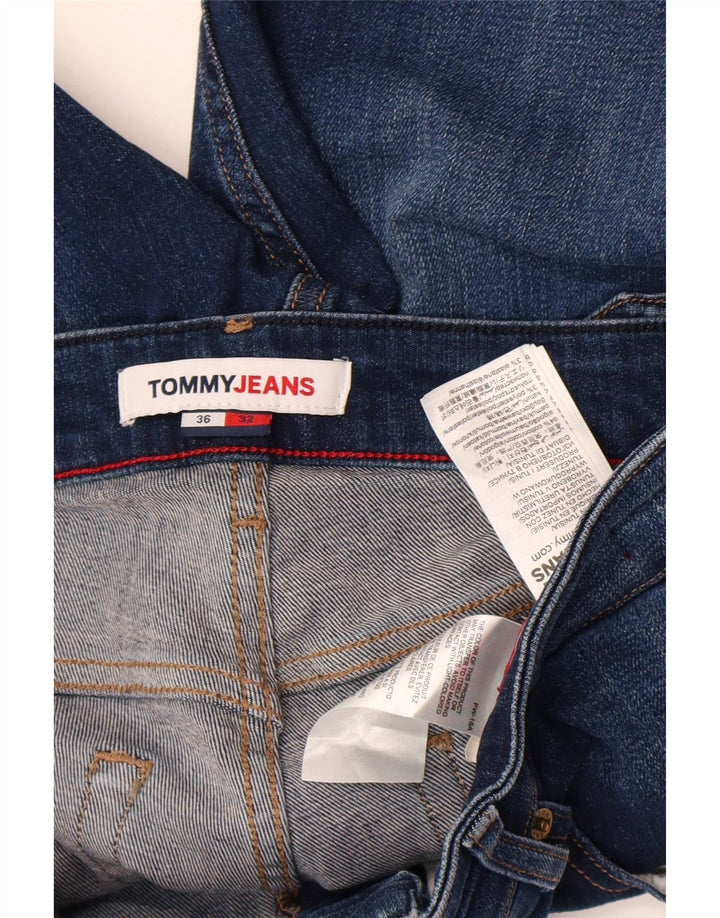Tommy Hilfiger Masculino Slim Jeans W36 L32 Azul Algodão