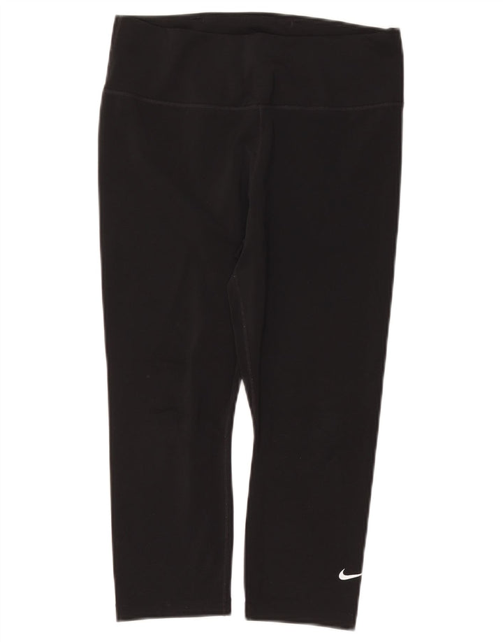 Leggings Nike Dri Fit Capri UK 12 Médio Preto Poliéster