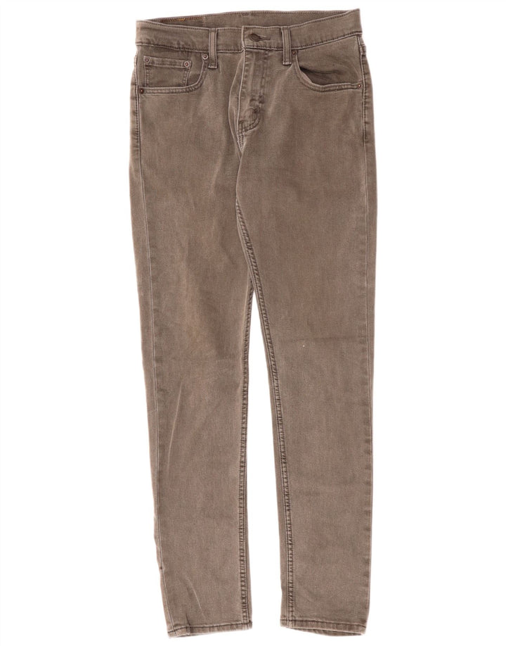 Calça jeans masculina Levi's 512 Slim Tapered W30 L32 cinza algodão