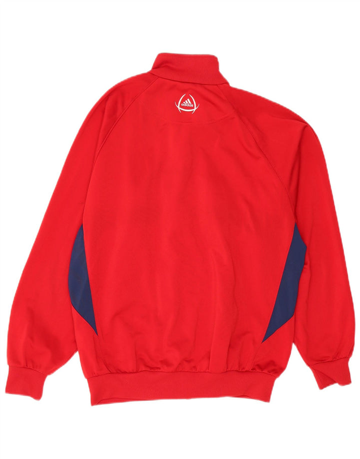 Jaqueta Adidas Meninos Treino Top 13-14 Anos Vermelho Colorblock Poliéster