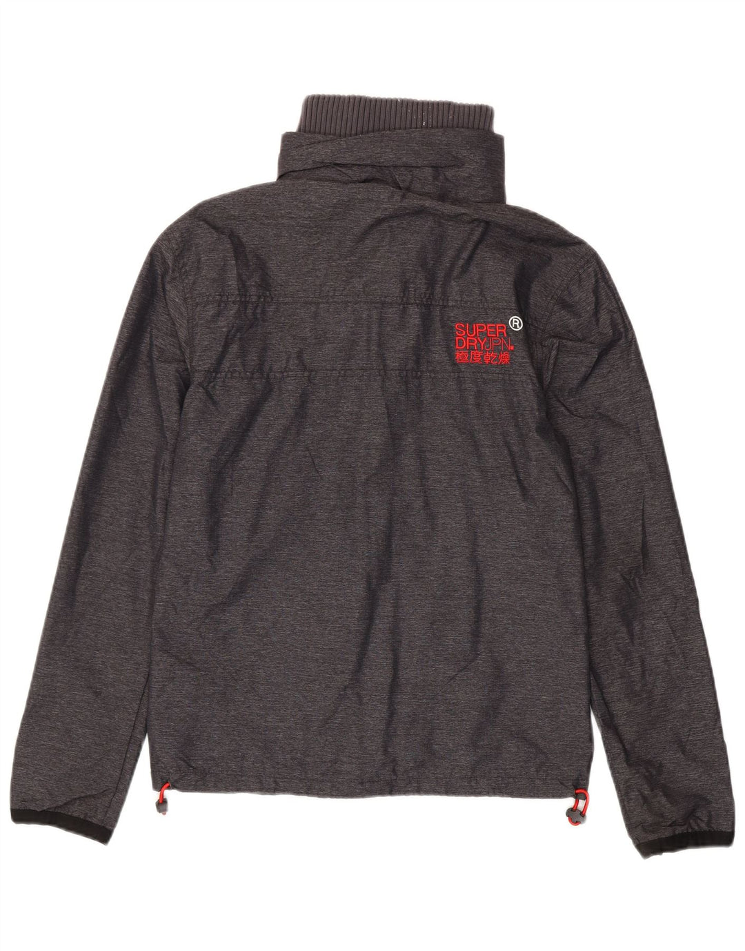 Jaqueta de chuva masculina Superdry Graphic UK 36 pequena cinza nylon