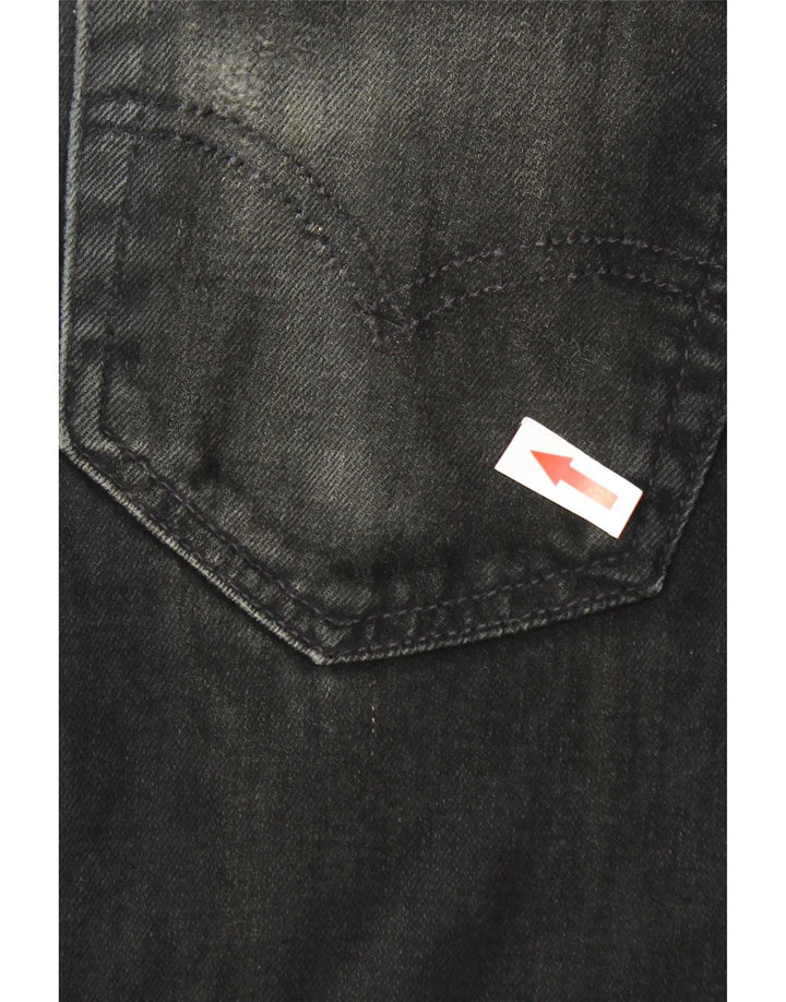 Levi's Mens Slim Jeans W31 L32 Cinza Algodão