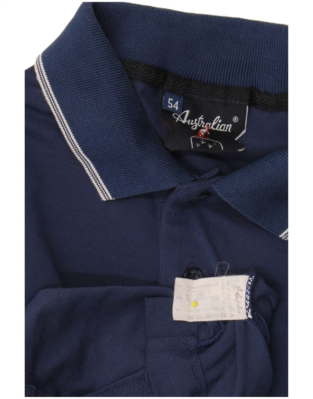 Polo masculino AUSTRALIAN L'ALPINA IT 54 XL azul marinho poliamida
