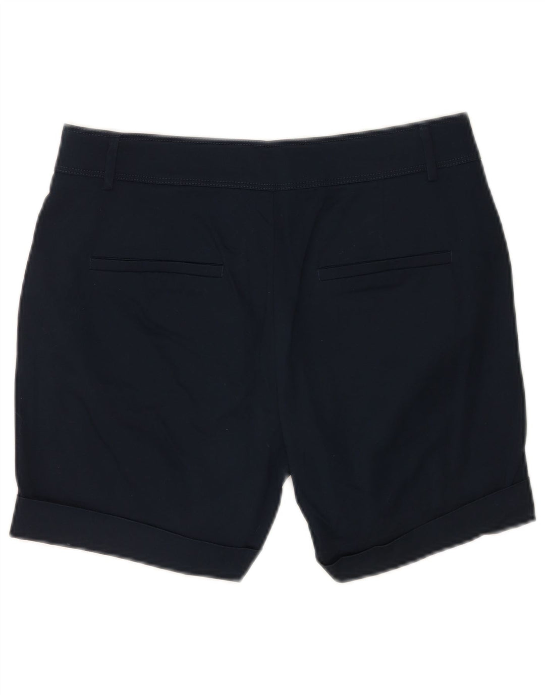 Shorts Chino feminino Massimo Dutti UE 38 pequeno W28 algodão azul marinho