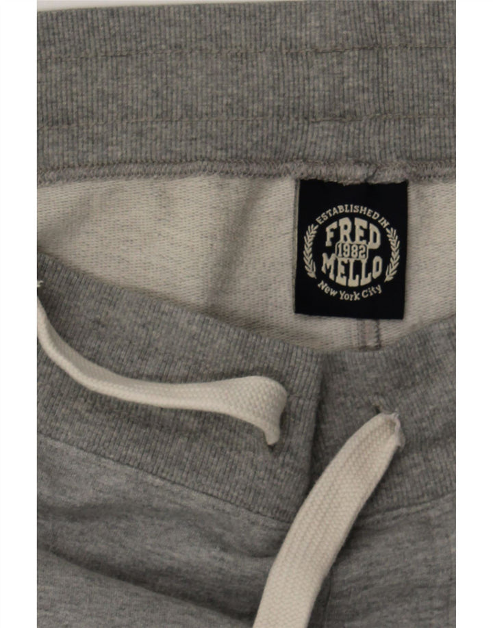 FRED MELLO Mens Tracksuit Trousers Joggers Large Grey Vintage Fred Mello and Second-Hand Fred Mello from Messina Hembry 