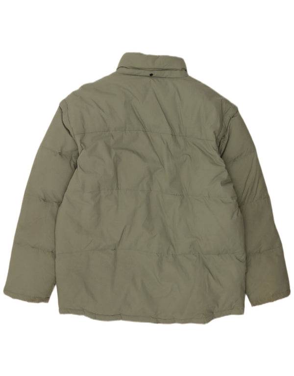 Jaqueta acolchoada masculina Fila UK 44 2XL poliamida verde