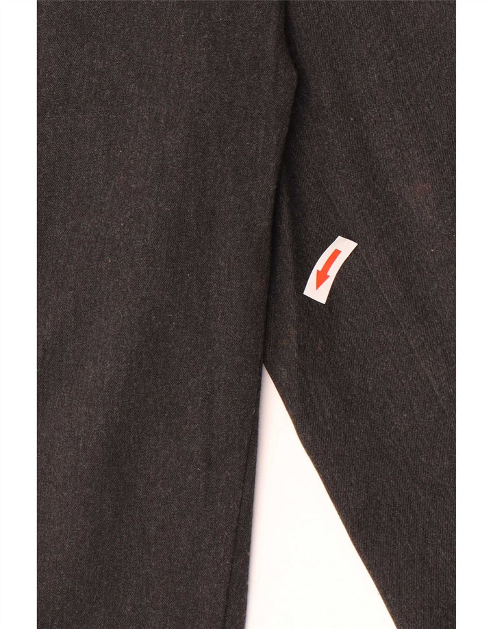 Calça feminina reta casual Marks & Spencer W32 L29 cinza