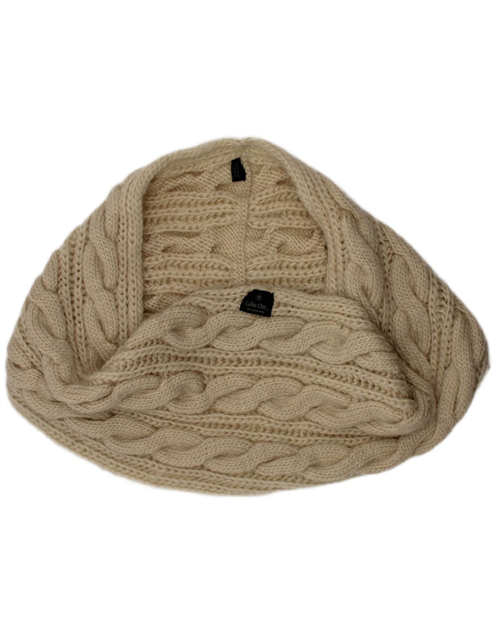 Cachecol Snood de malha feminina Celtic Ore tamanho único fora do inverno branco de poliéster