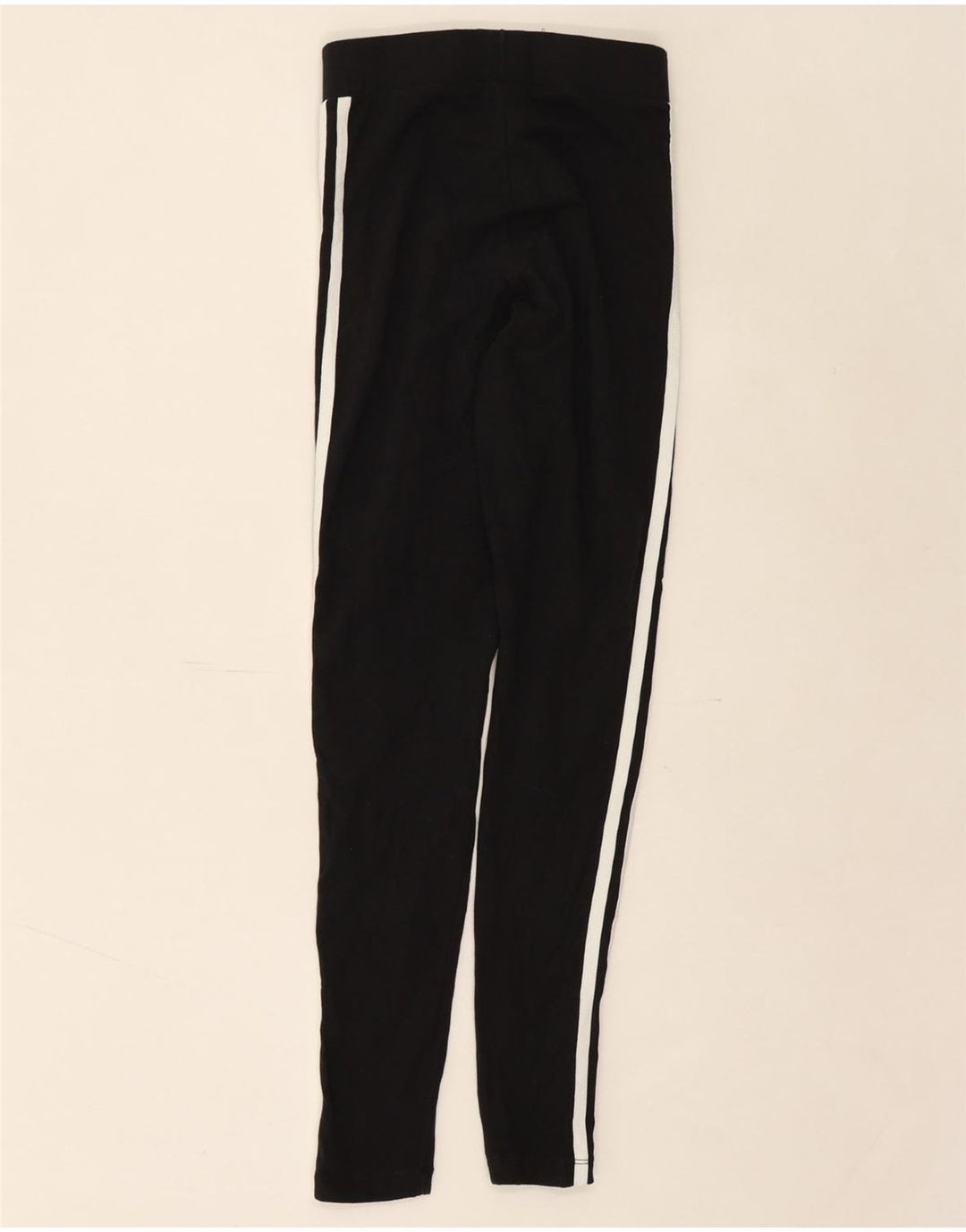 ADIDAS Womens Leggings UK 4 XS Black Cotton Vintage Adidas and Second-Hand Adidas from Messina Hembry 