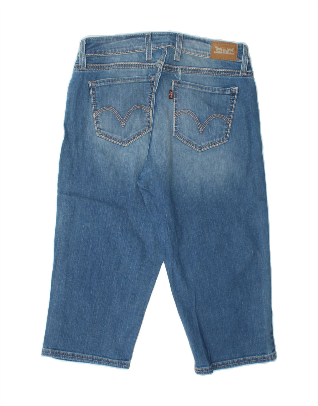 LEVI'S Womens Bermuda Denim Shorts US 10 Large W30 Blue Cotton Vintage Levi's and Second-Hand Levi's from Messina Hembry 