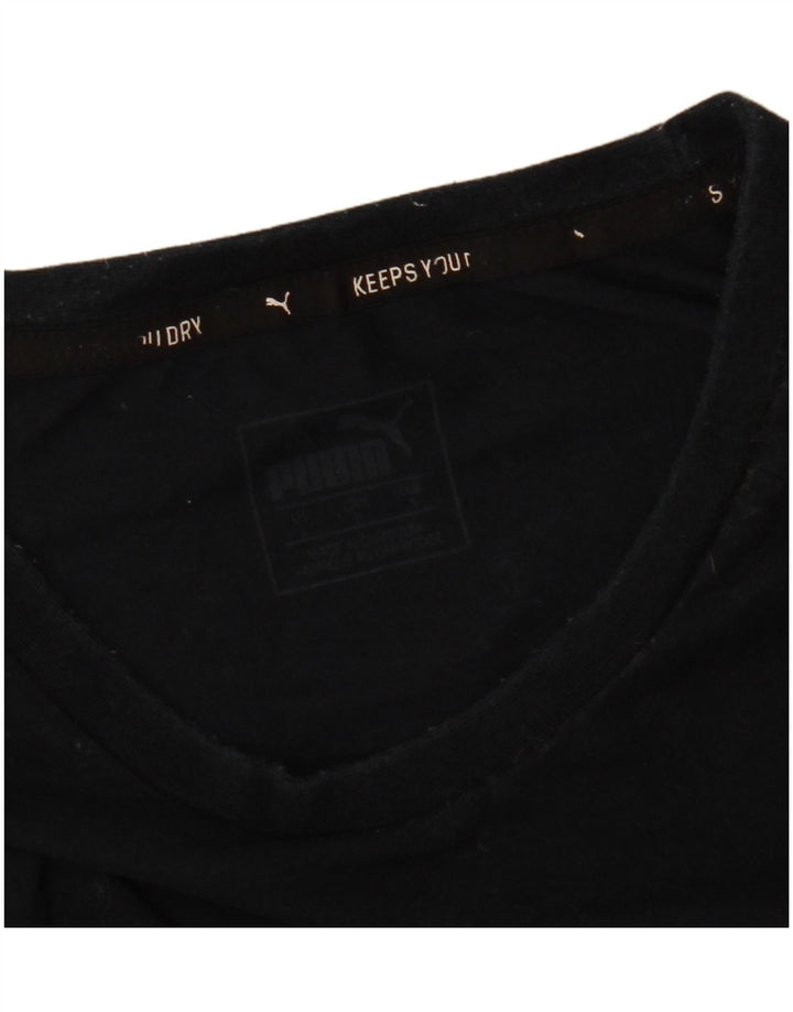 Puma Camiseta Masculina Top Pequeno Preto