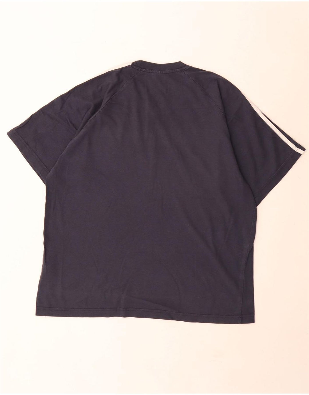 Camiseta masculina Adidas grande algodão azul marinho