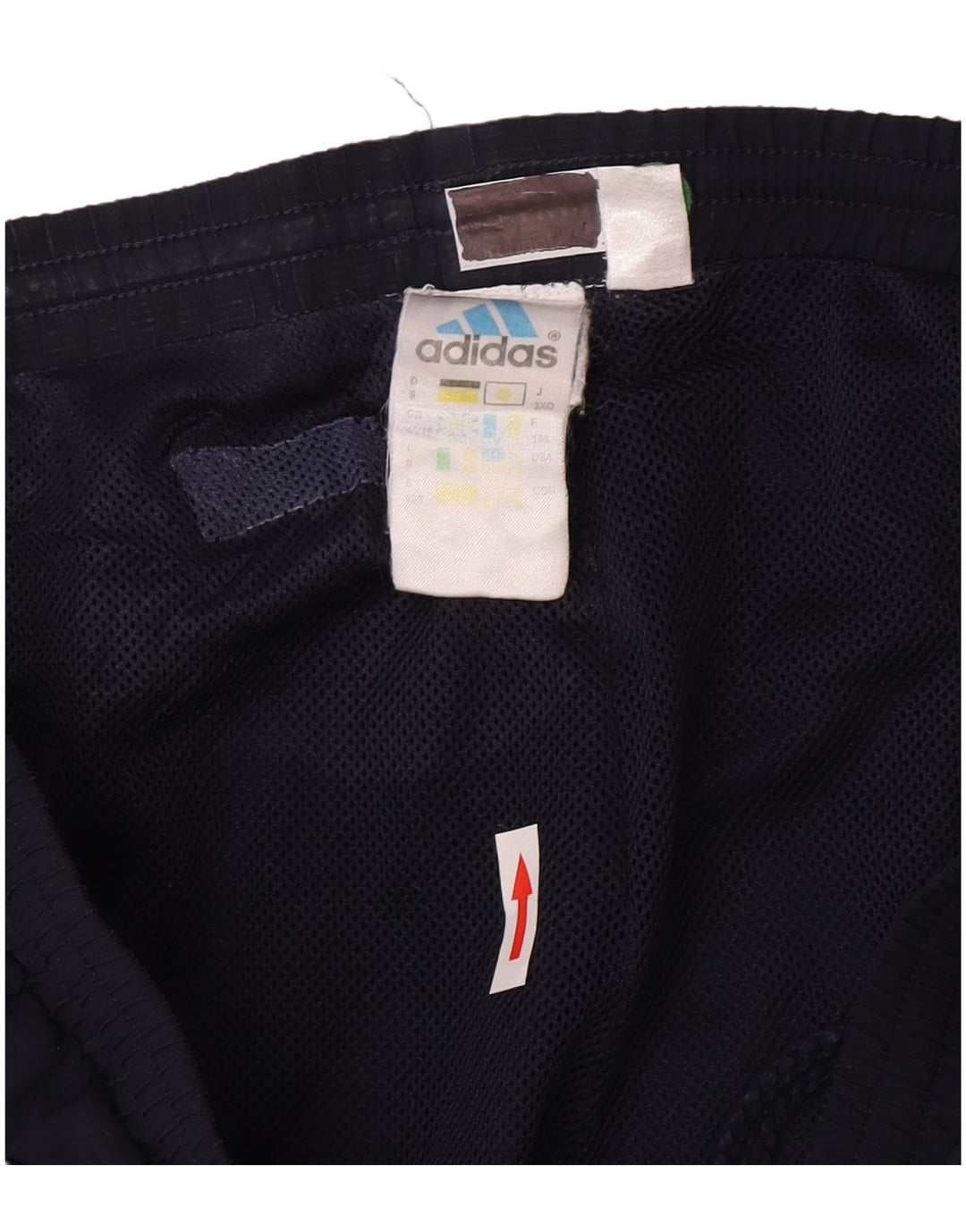 Calça de treino masculina Adidas Joggers IT 46/48 XL azul marinho poliéster