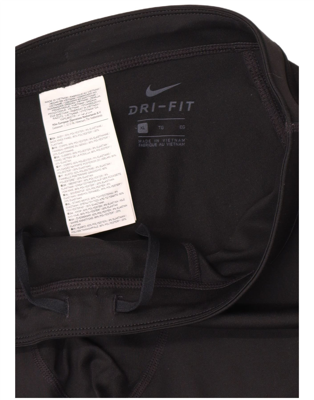 Leggings Nike Dri Fit Capri XL Preto Poliéster Masculino