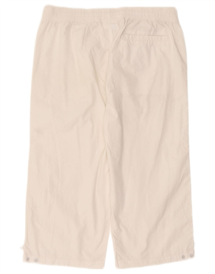Calça de treino masculina Capri CHAMPION grande algodão branco