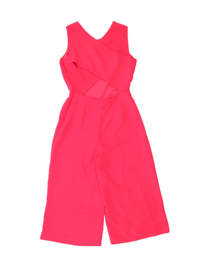 WAREHOUSE Womens Sleeveless Jumpsuit UK 12 Medium Pink Vintage Warehouse and Second-Hand Warehouse from Messina Hembry 