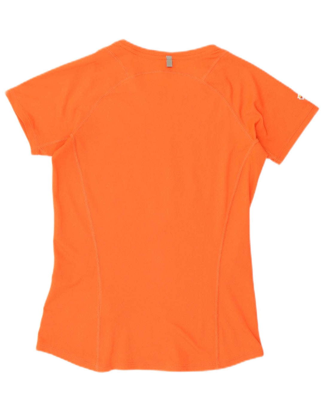 Camiseta Nike Feminina Dri Fit Graphic Top UK 10 Pequena Laranja Poliéster