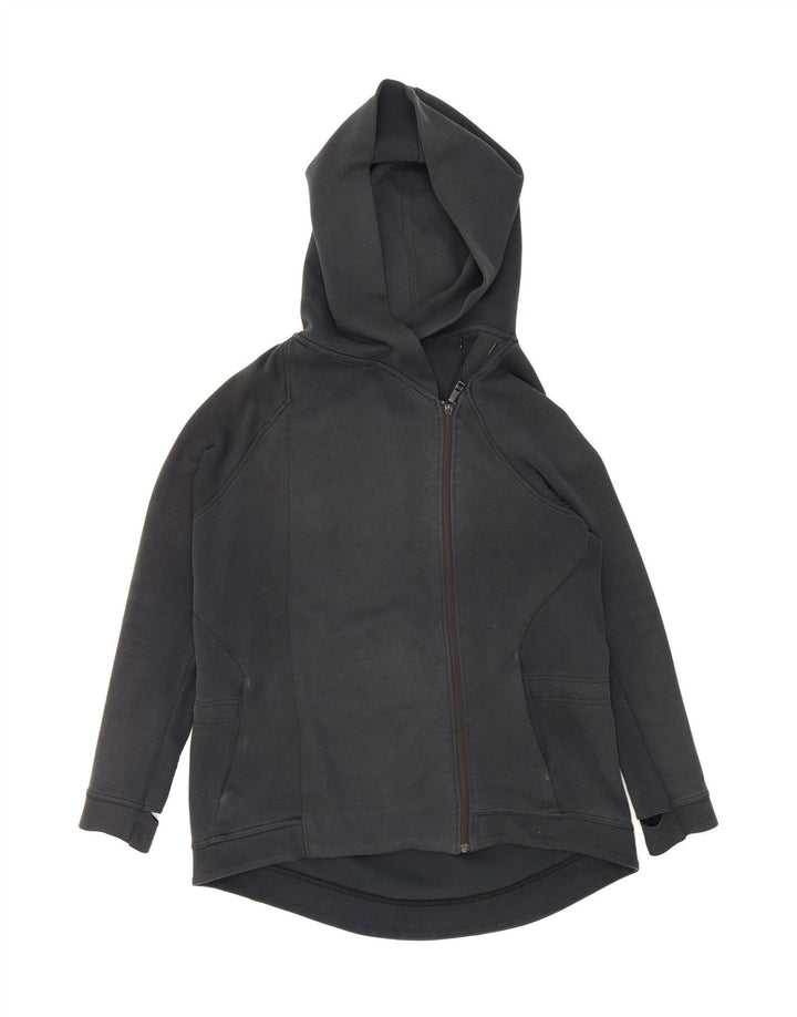 NIKE Womens Zip Hoodie Sweater UK 16 Large Black Cotton Vintage Nike and Second-Hand Nike from Messina Hembry 