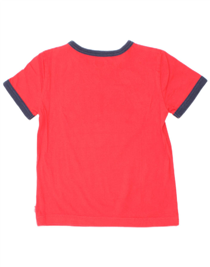 Camiseta Levi's Boys Graphic 3-4 Anos Vermelho Colorblock