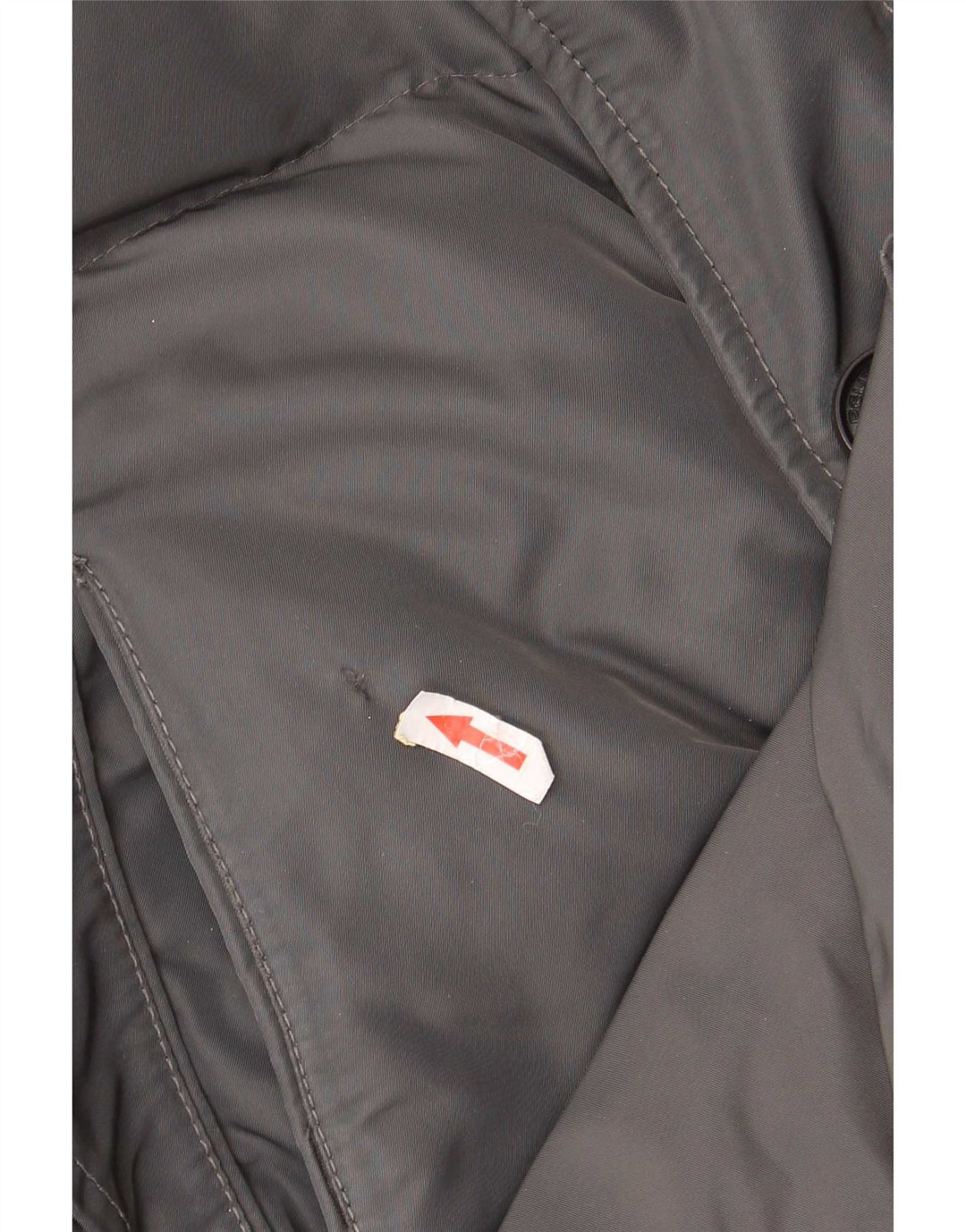 Casaco masculino acolchoado com capuz PEUTEREY UK 40 poliéster cinza grande