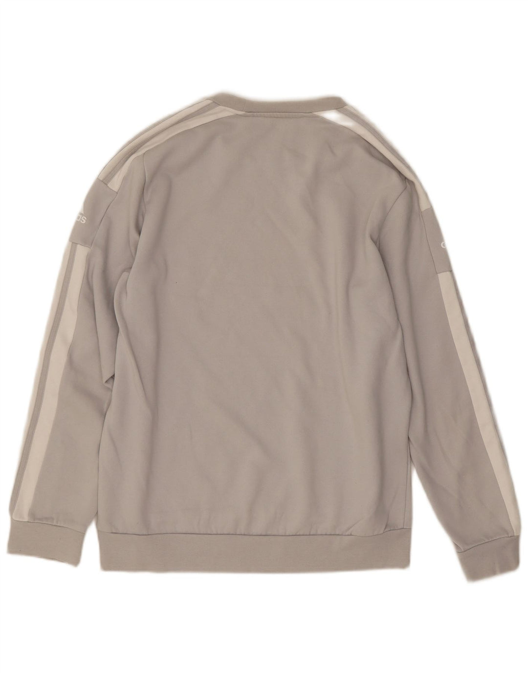 Adidas Mens Graphic Moletom Jumper Médio Algodão Cinza