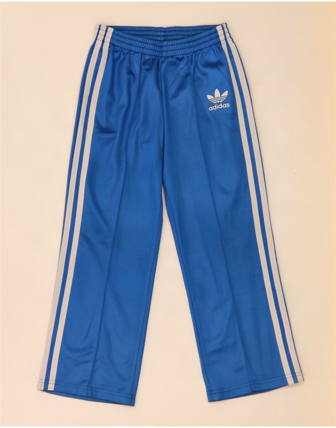 Calças de treino Adidas menina 5-6 anos azul poliéster
