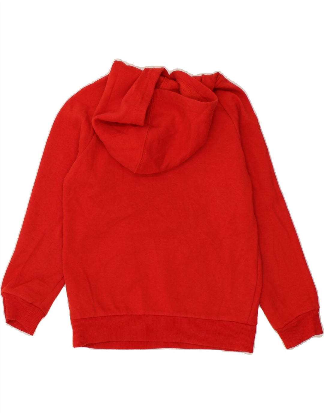 LEVI'S Girls Graphic Hoodie Jumper 6-7 Years Large Red Cotton Vintage Levi's and Second-Hand Levi's from Messina Hembry 