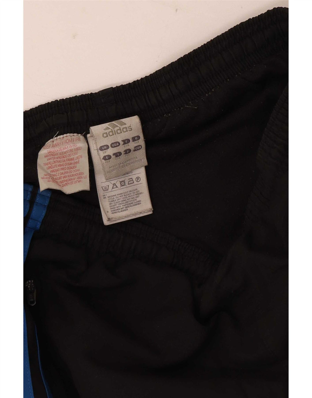 Adidas meninos calças de treino joggers 12-13 anos preto poliéster