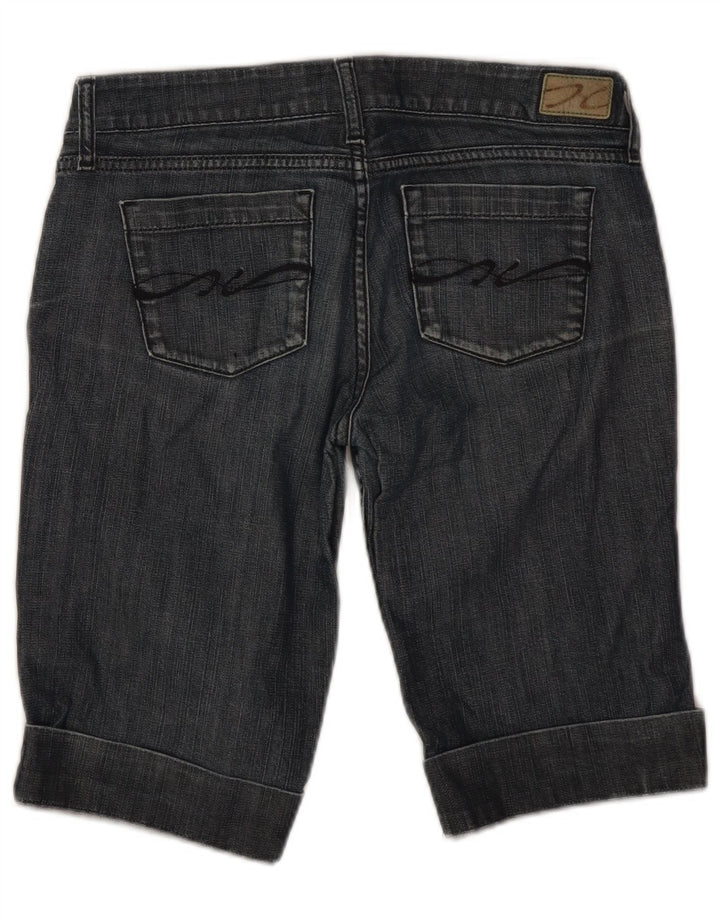 Bermuda jeans feminina Tommy Hilfiger W28 algodão azul médio
