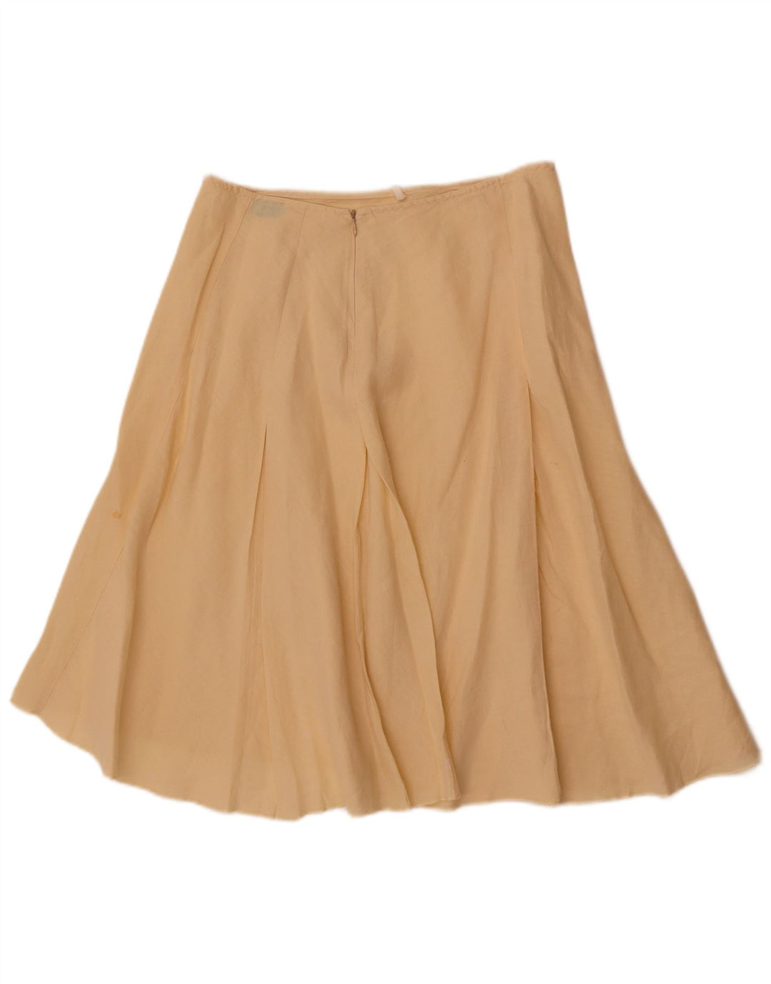 Saia feminina Benetton A-Line W28 Médio Amarelo