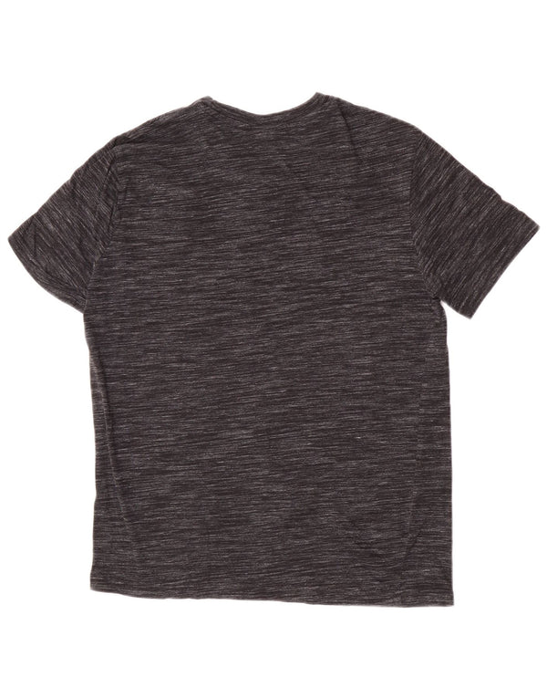 Camiseta masculina com estampa gráfica Champion pequena listra cinza