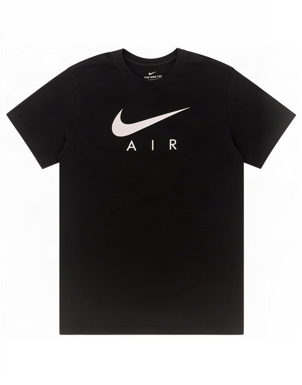Camiseta Nike masculina gráfica Top médio algodão preto